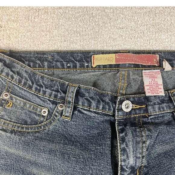 Vintage Buffalo David Bitton Flare Jeans Womens 32 Fade Wash Denim Y2K Mid Rise - Picture 3 of 8